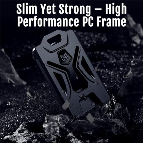 Retractable Badge Holder Keychain Tactical ID Card Holder Heavy Duty Black - Picture 6 of 7